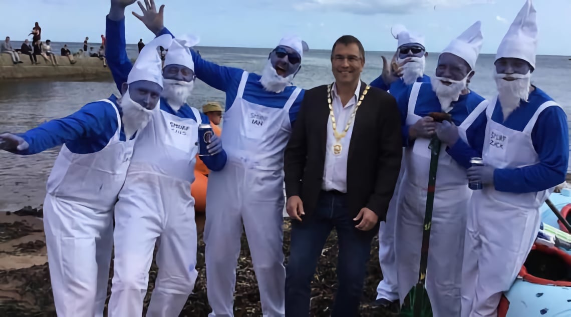 Dawlish Celebrates Carnival Raft Race Winners