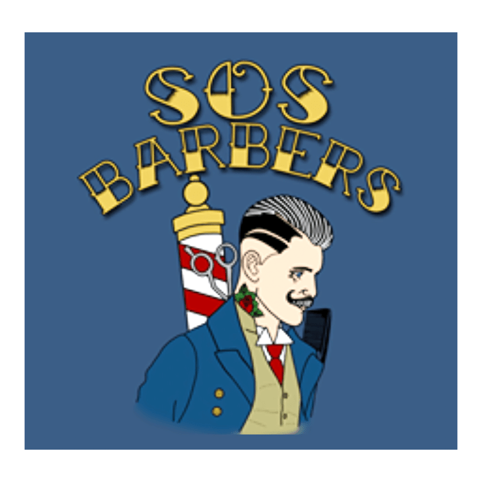 SOS Barbers Logo