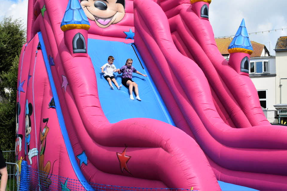 Dawlish Celebrates Carnival 2023 Bouncy Castle